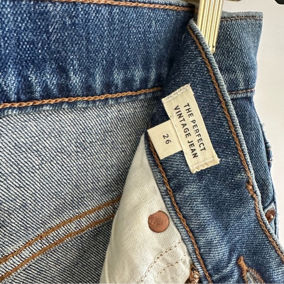 Madewell The Perfect Vintage Jean High Rise Tapered Size 26 - Picture 3 of 9